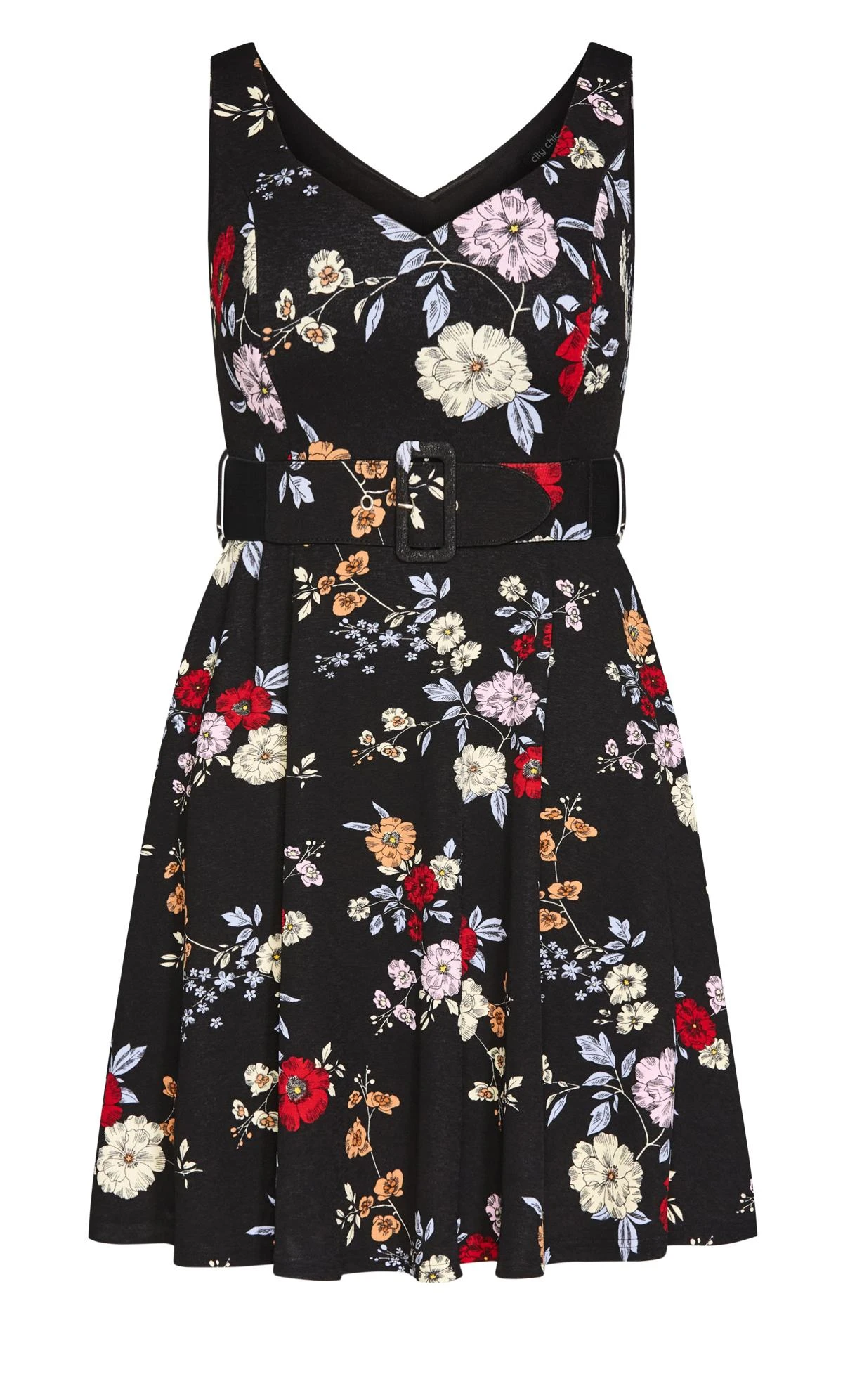 City Chic Black Addy Dress 2 City Chic Black Addy Dress - Image 2