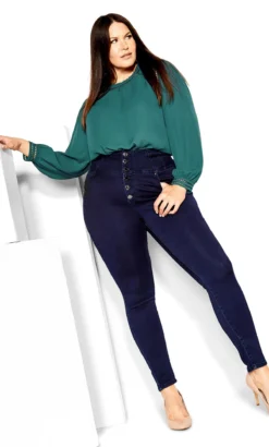 City Chic Green Kiss Me Quick Shirt -Bold Fit Store 2 1 217520alpine 13