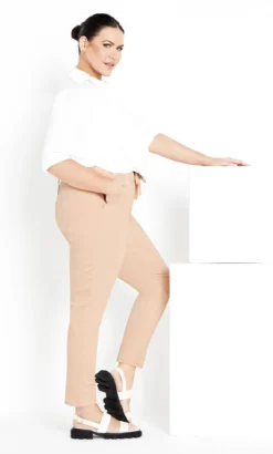 Avenue Pink Alana Pull On Trouser -Bold Fit Store 2 1 217764blush 23 1