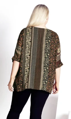 Avenue Mixed Paisley Stripe Top -Bold Fit Store 2 1 217822paisleymixstripe 23