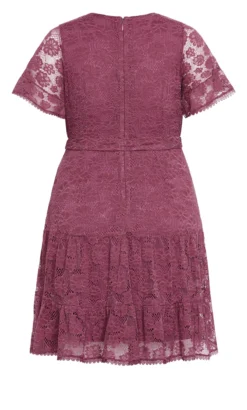 City Chic Purple Lace Midi Wrap Dress 9 City Chic Purple Lace Midi Wrap Dress -Bold Fit Store 2 1 218421roseberry 22