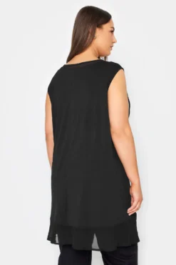 Avenue Black Asymetrical Frill Tunic -Bold Fit Store 36889ac2 4cb8 47 610981 C scaled