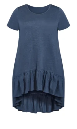 City Chic Grey Ruffle Hem Dress -Bold Fit Store 3ff9a656 e5db 4c 611465 L3