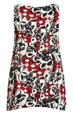 Avenue Black Floral Geometric Print Vest Top 11 Avenue Black Floral Geometric Print Vest Top -Bold Fit Store 4c3b5da0 0d18 4c 611360 L6