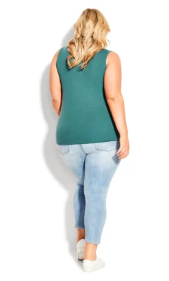 Avenue Teal Blue Plain Vest Top -Bold Fit Store 5718e4ce 26a0 49 611377 L4