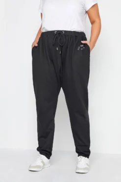Evans CCX Black Logo Slim Leg Joggers