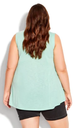 Avenue Light Green Swing Vest Top -Bold Fit Store 63cc2dcd fa04 46 611486 L3