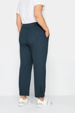 City Chic Navy Blue Ponte Trousers -Bold Fit Store 73c687f2 5d7a 4b 611862 C scaled