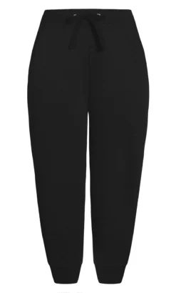 City Chic Ave Leisure Black Slim Joggers -Bold Fit Store a v av 210592black 012