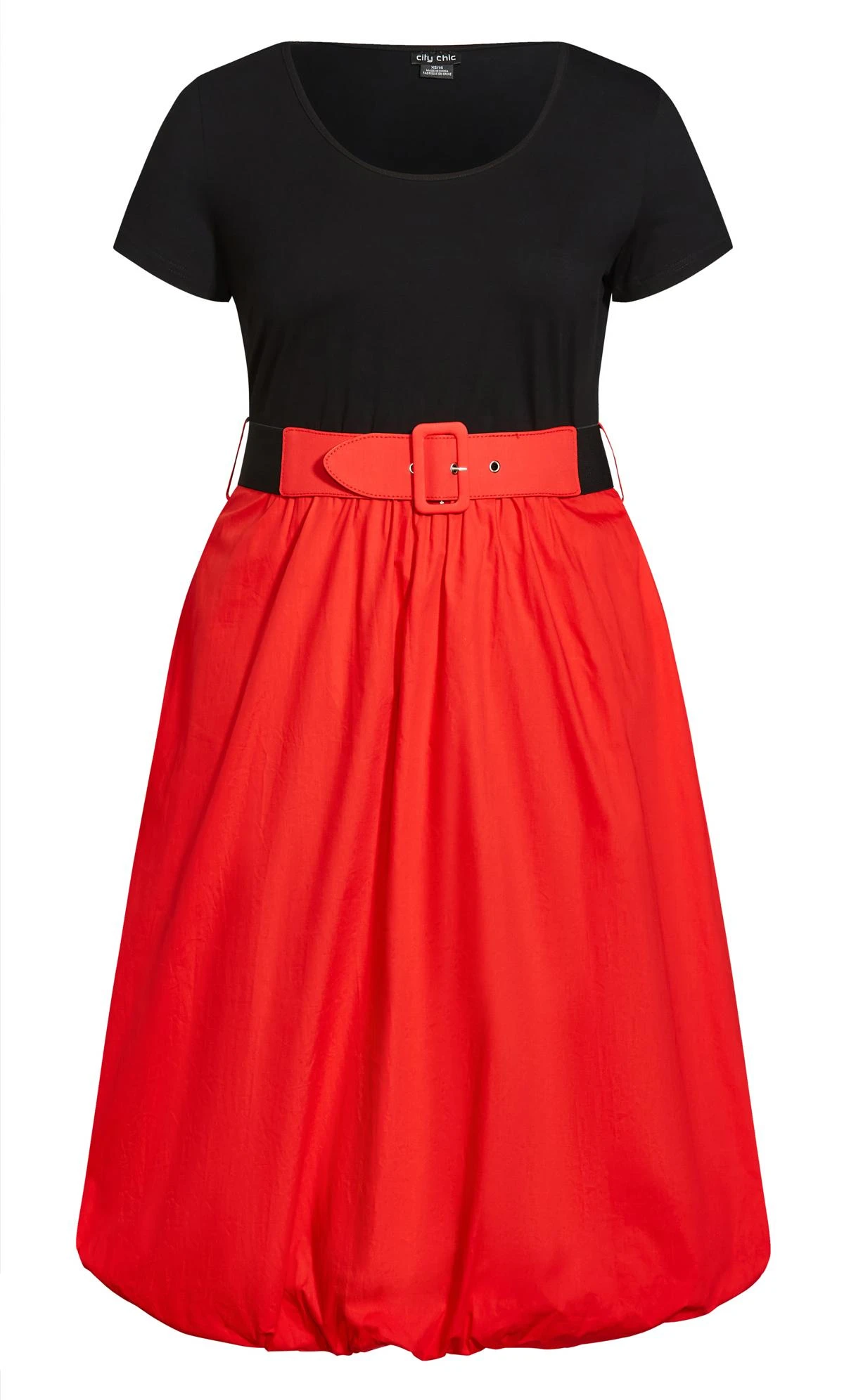 City Chic Black & Red Skater Dress 5 City Chic Black & Red Skater Dress - Image 5